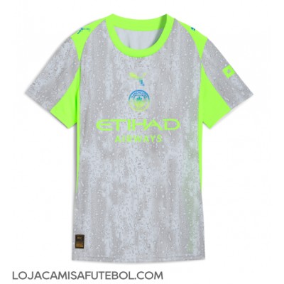 Camisa de Futebol Manchester City Omar Marmoush #7 Equipamento Alternativo Mulheres 2025-26 Manga Curta Camisa de Futebol Manchester City Omar Marmoush #7 Equipamento Alternativo Mulheres 2025-26 Manga Curta